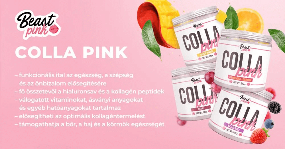 Colla Pink szépségital, Beast Pink - GymBeam