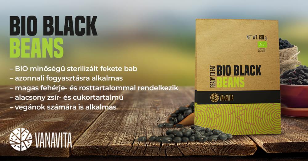 BIO Fekete bab – Ready to Eat - VanaVita BIO Fekete bab – Ready to Eat - VanaVita